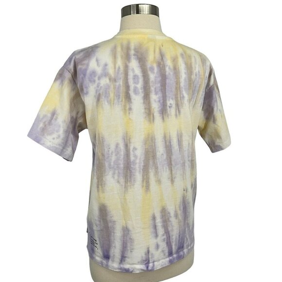 Picture Organic Clothing Size S Absalt Tie Dye T Shirt 100% Cotton Purple Yellow - Picture 7 of 11